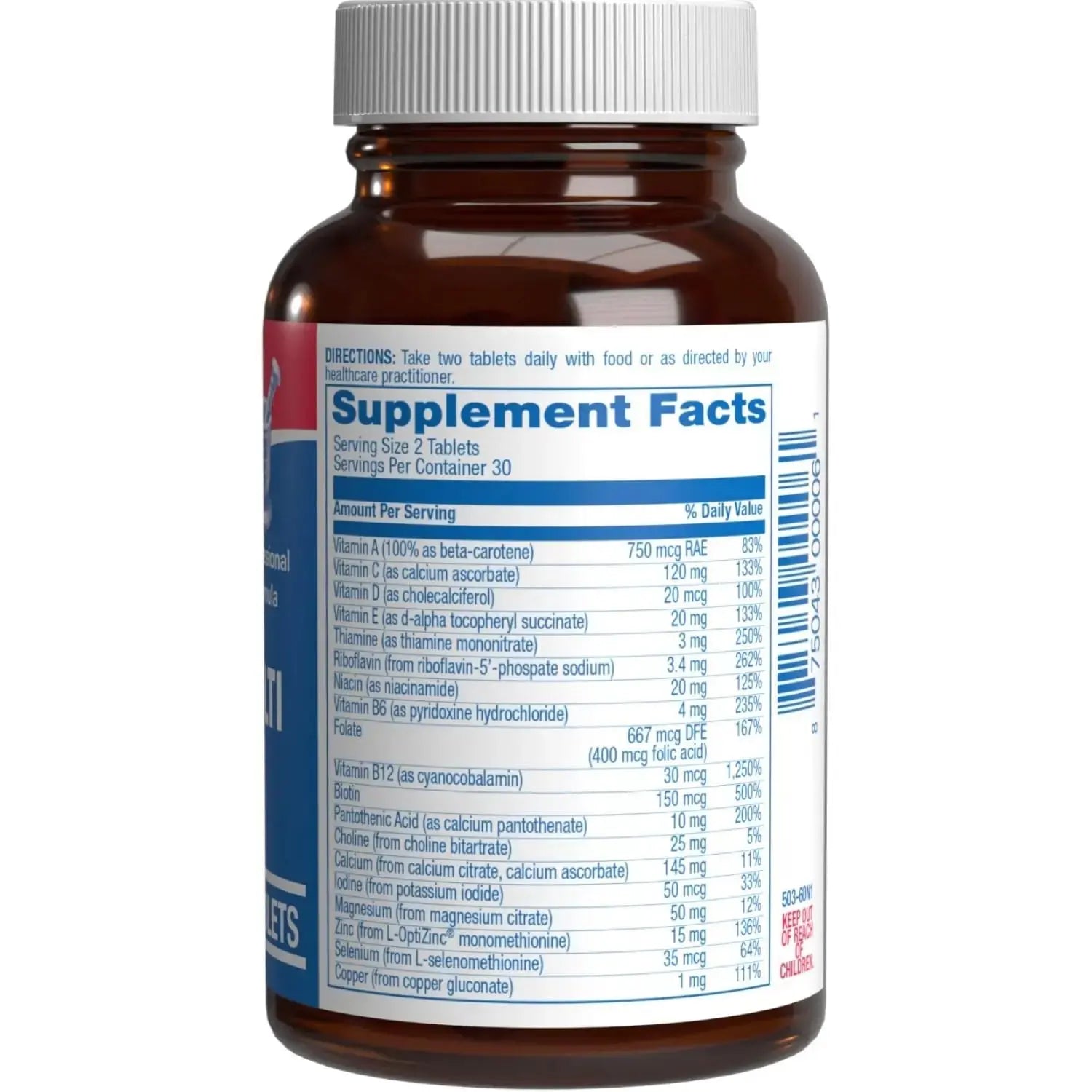 Iron Free Multivitamin for Women 50 and Over - Gentle Easy to Digest Over 50 Multivitamin for Men & Women with 30 Nutrients for Comprehensive Wellness & Immune Support Anabolic Laboratories Au supplements