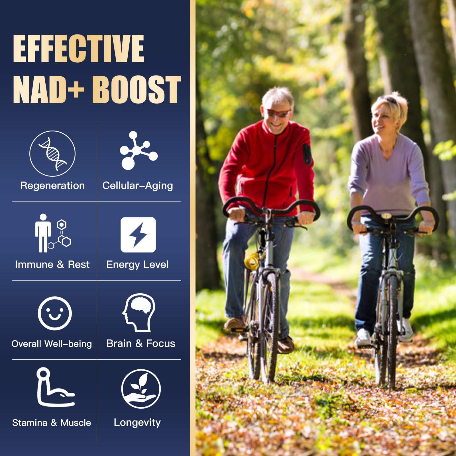 VPKIN NAD Supplement,1500mg NAD+ Supplement with Resveratrol,Nicotinamide,Quercetin,CoQ10,Support Energy & Repair, Vitality,Non-GMO, No Fillers(120 Capsules) VPKIN Au supplements