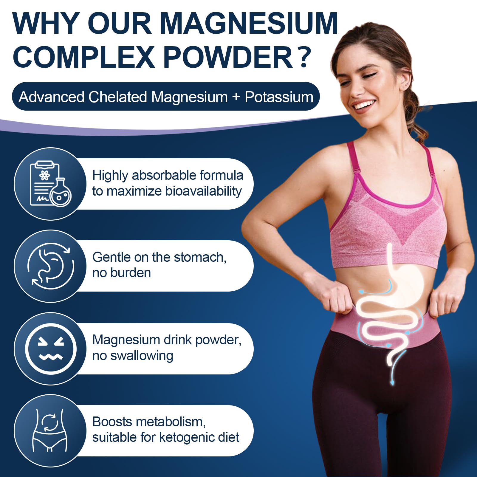 NATURE TARGET Magnesium Powder Supplement with Glycinate, Citrate, Malate, Magnesium Complex with L-Theanine & Vitamin B6 for Muscle, Heart & Brain, Vegan, 10.58 oz (100 Servings), Lemon Orange Flavor NATURE TARGET Au supplements