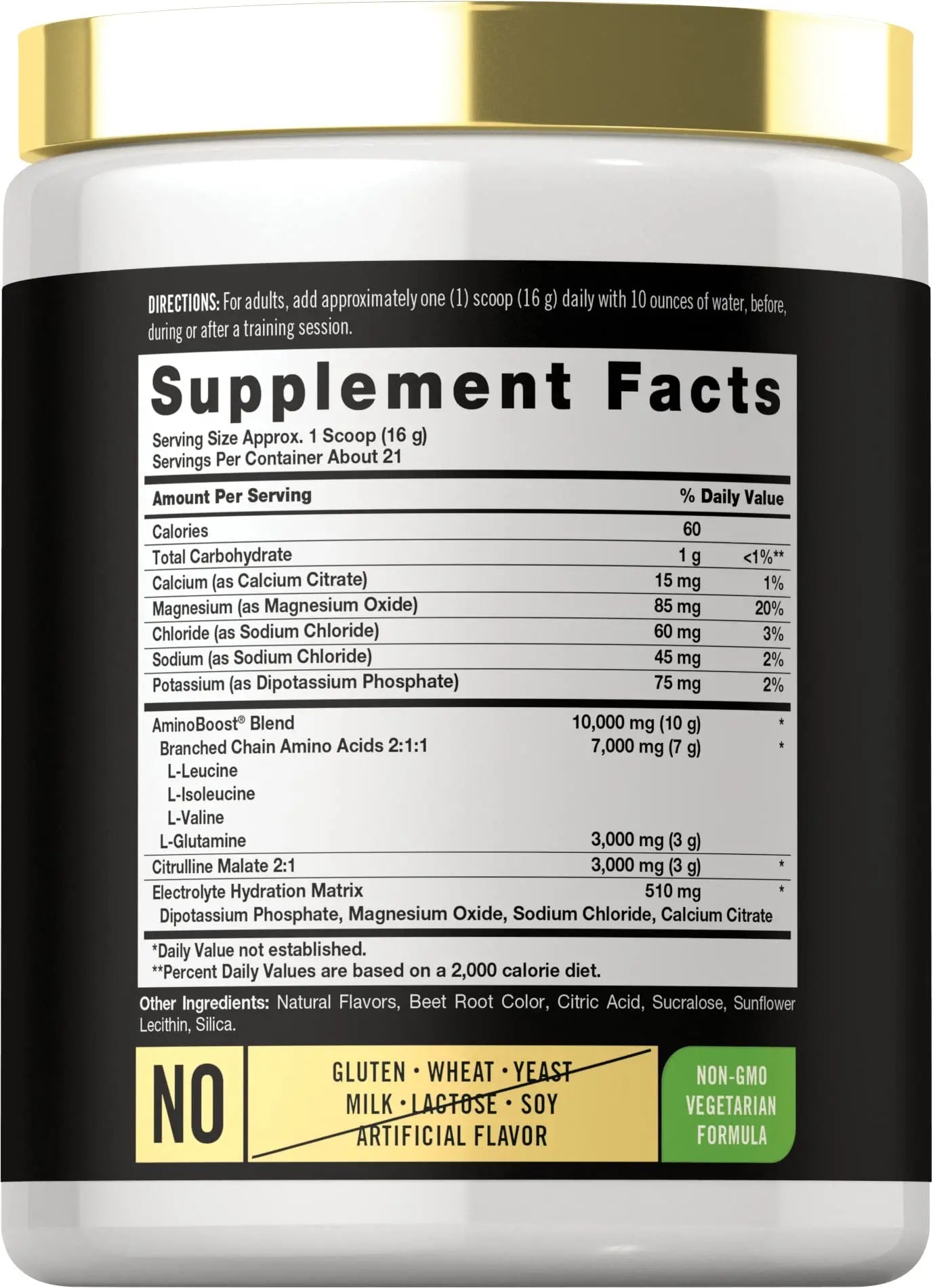 Carlyle Stim Free Pre Workout Powder | BCAA Amino Acids | 7g BCAA | Fruit Punch Flavor Carlyle Au supplements