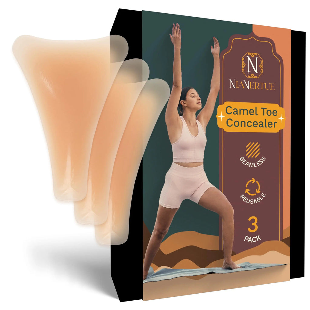 Camel Toe Concealer | Seamless Camel Toe Hider, Anti Camel Toe Cover Silicone Insert, No Camel Toe Nia Vertue Au supplements