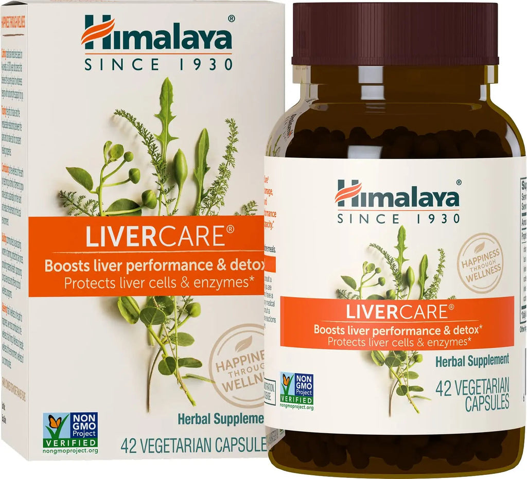 Himalaya LiverCare for Total Liver Support, Cleanse and Detox, Protects Cells & Enzymes Himalaya Au supplements