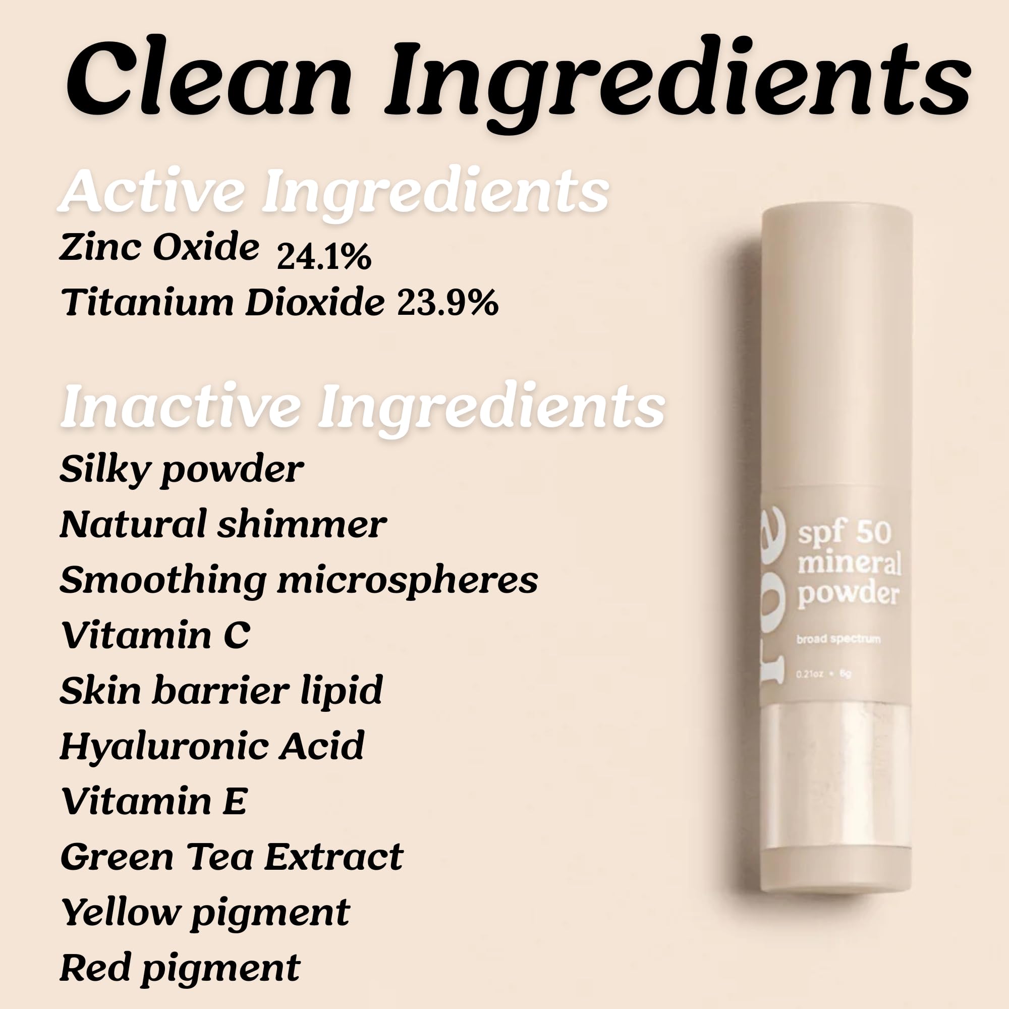 Roe Wellness- Kids SPF 50 Brush On Mineral Sunscreen Powder EWG, Reef-Friendly, Easy to Apply for Kids, Babies & Parents
