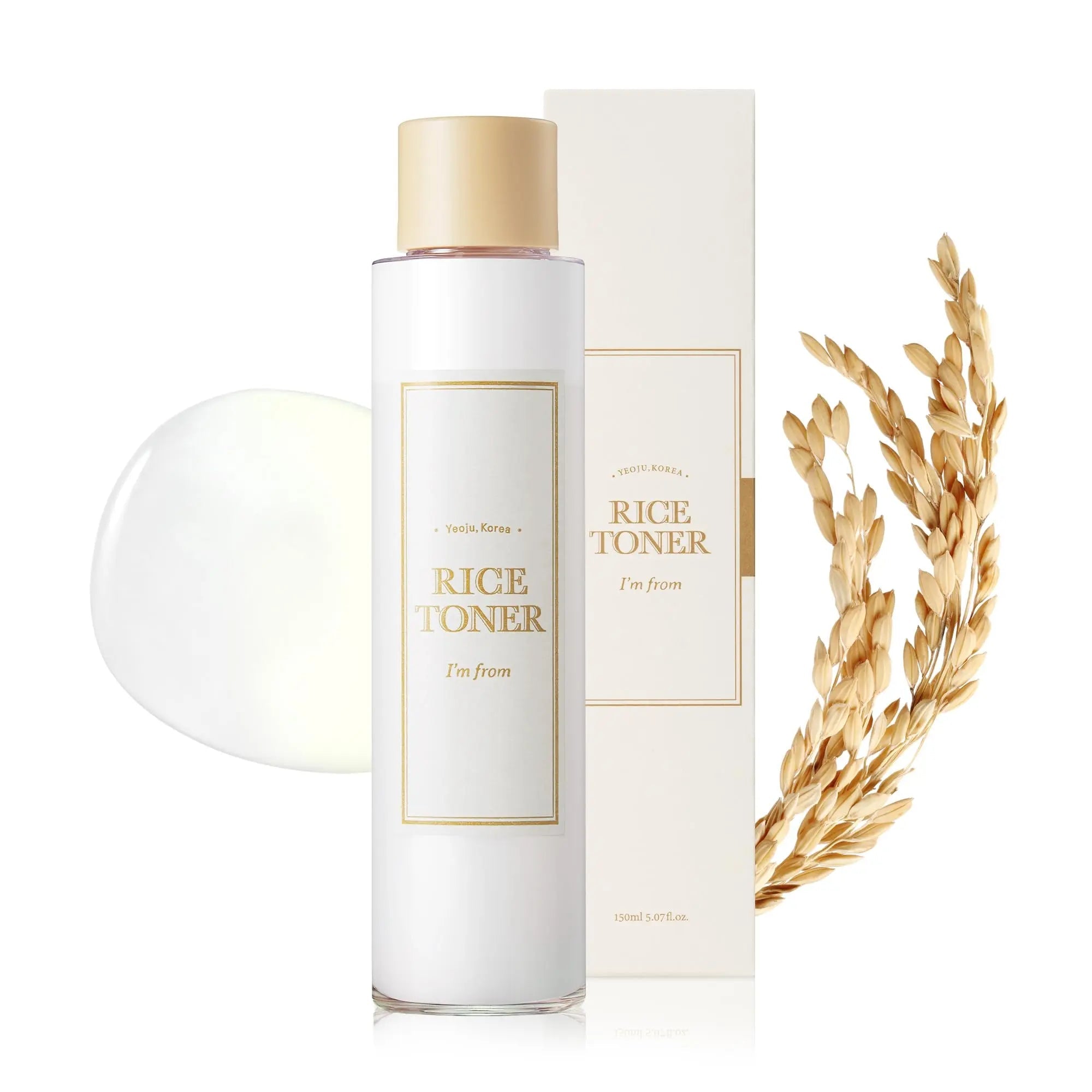 I'm From Rice Toner, 77.78% Rice Extract from Korea, Glow Essence with Niacinamide I'm from Au supplements