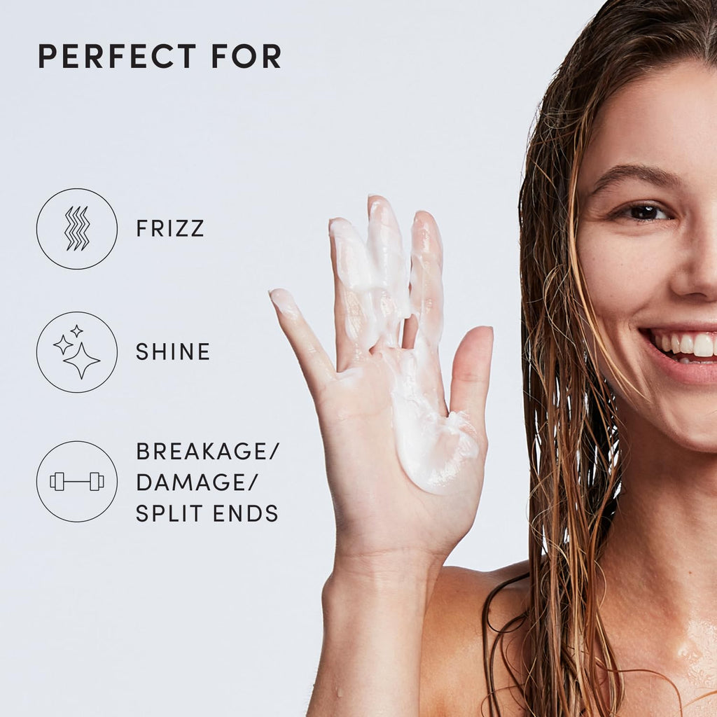 OUAI Medium Conditioner Refill - Hydrating Hair Conditioner with Coconut Oil, Babassu Oil, and Keratin - Strengthens, Repairs and Adds Shine - Paraben and Phthalate Free Hair Care Products (32 Oz) OUAI Au supplements