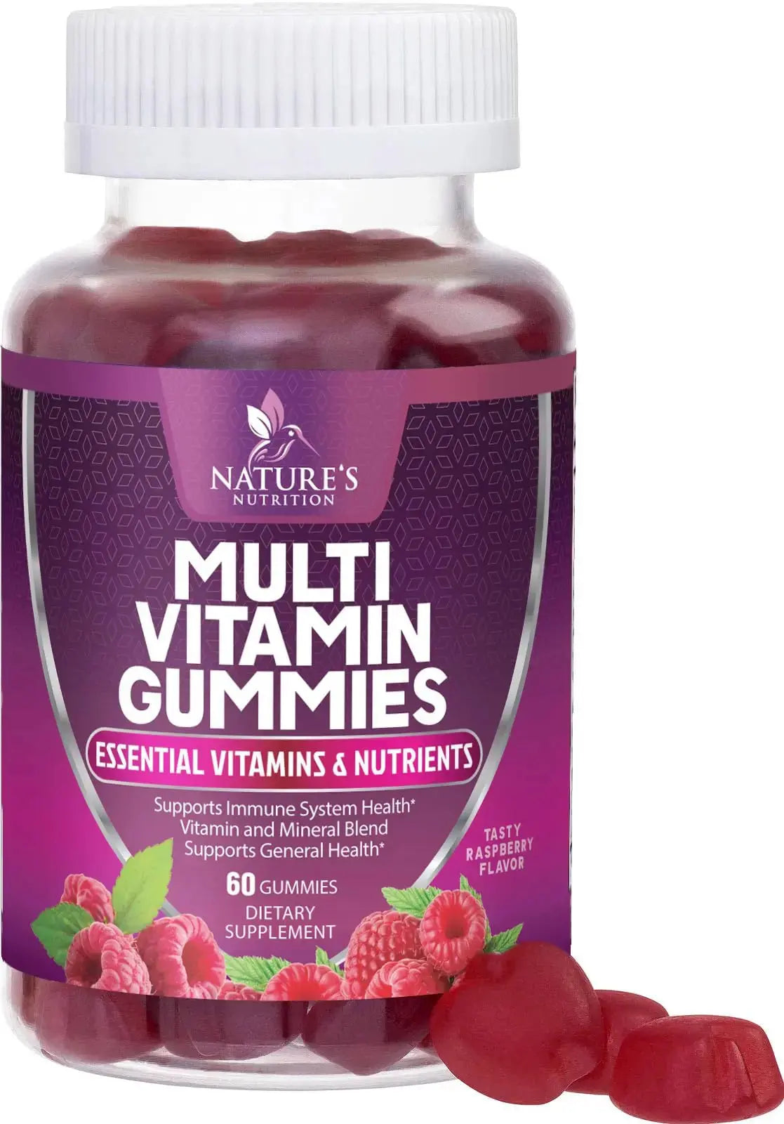 Multivitamin Gummies for Adult with Vitamins A, C, D, B12 - Gummy Multivitamins for Daily Nutritional Support Nature's Nutrition Au supplements