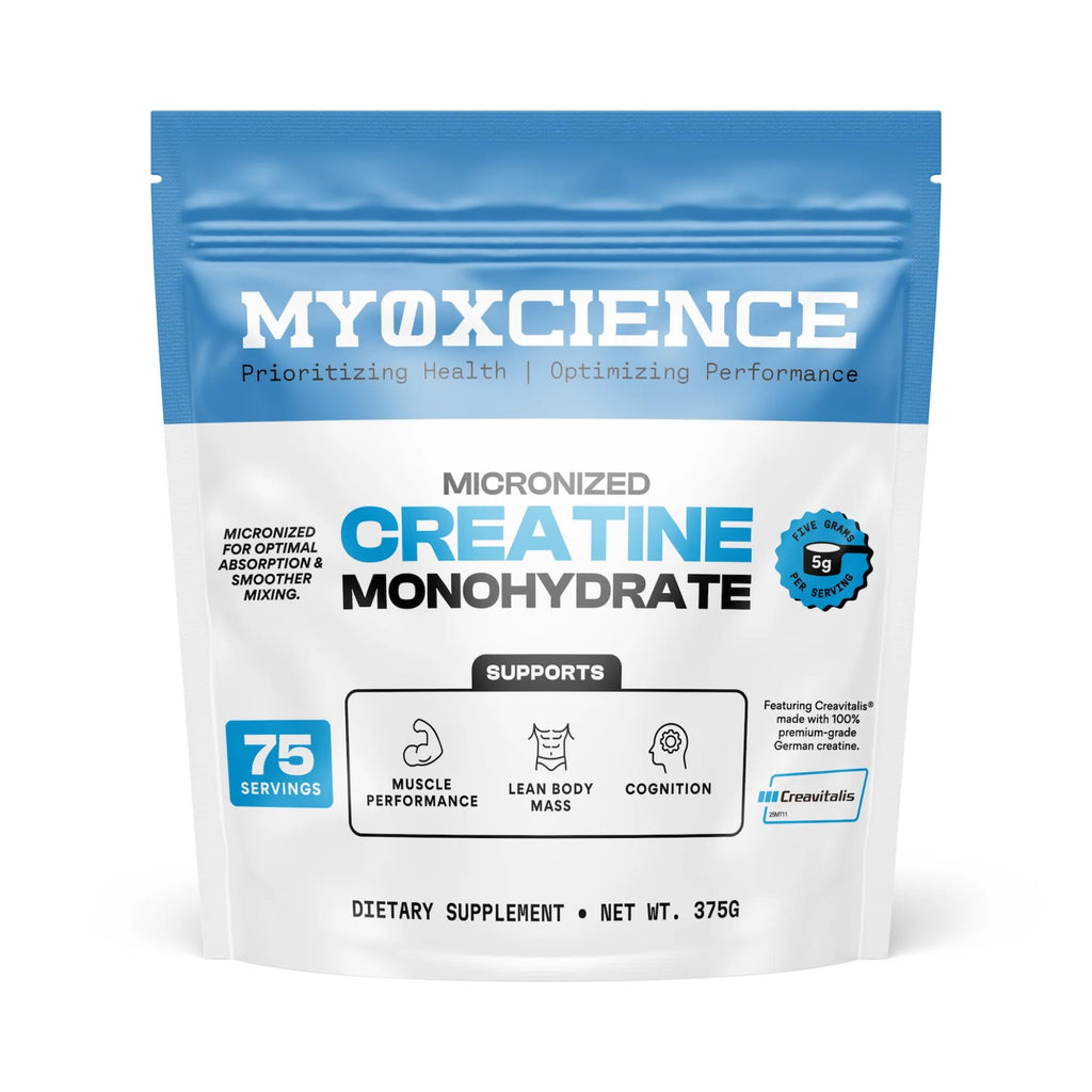 MYOXCIENCE Micronized Creavitalis Creatine | The World’s Purest Micronized Form of Creatine Monohydrate | Supports Muscle Performance