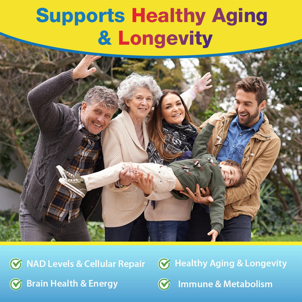 NMNH (NMN Supplement Alternative) NAD Supplements for Anti Aging, Energy, Immune, Focus (Dihydronicotinamide Mononucleotide) 500mg, to Boost NAD+ Levels As We Age, Pure Organic - 60 Capsules Beyyoly Au supplements