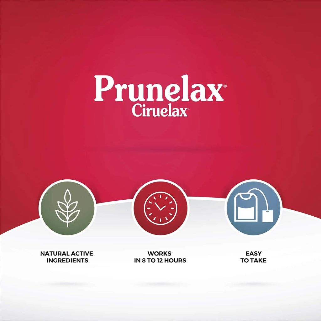 Prunelax Ciruelax Natural Laxative Regular for Occasional Constipation,Tea Bags, Prunes Prunelax Au supplements