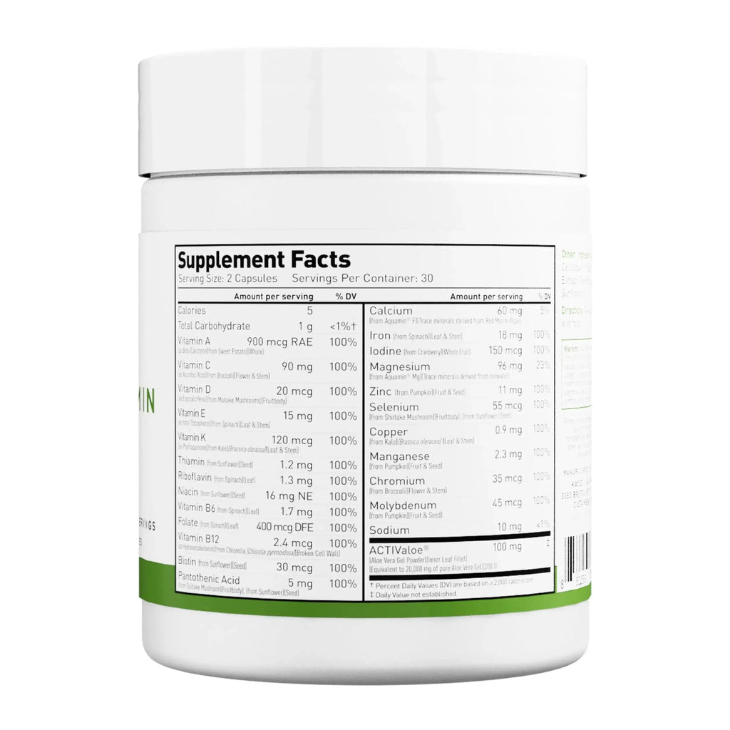 Kaged Multivitamin Capsules | Unflavored | Whole Foods Organic Fruits & Veggies | Plant Based Vegan Multivitamin Kaged Au supplements