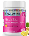 KEY NUTRIENTS Gut Health Hydration – Passionfruit Lemonade, Fiber Supplement with 3g Prebiotic Fiber & Akkermansia Probiotics for Women and Men