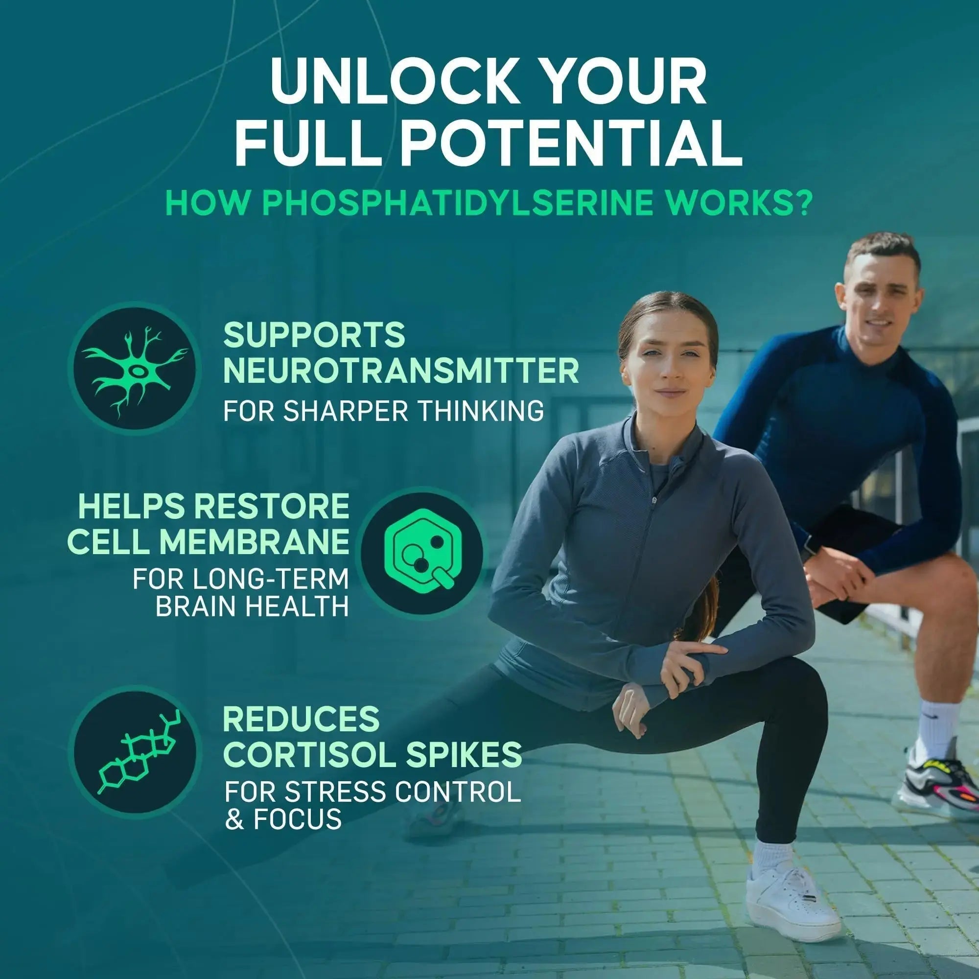 Phosphatidylserine Supplement – Premium Nootropic for Brain Health, Memory, Focus & Stress Support – 300mg Sunflower Lecithin NeuroGuard Au supplements