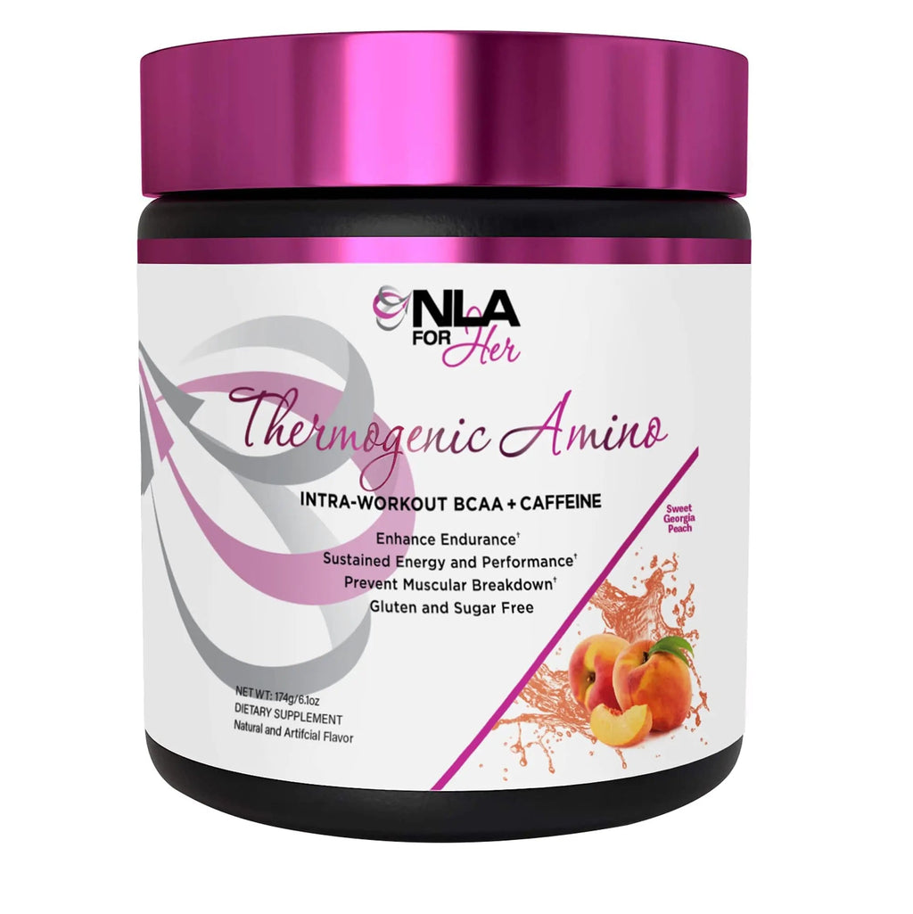 NLA for Her Pre/Intra Workout Stack (Includes Her Thermogenic Amino Georgia Peach NLA for Her Au supplements