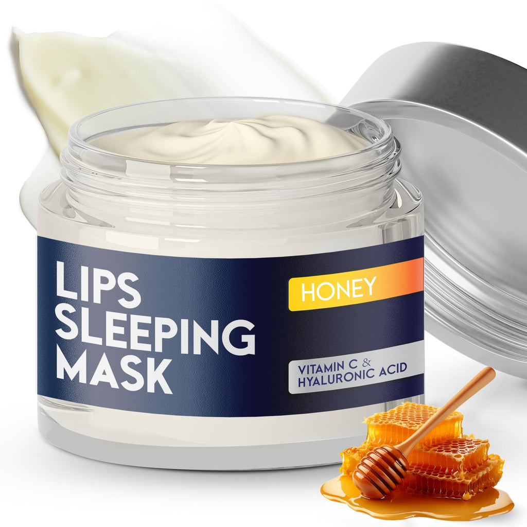 Lip Mask Overnight with Hyaluronic Acid & Collagen, Lip Sleeping Mask for Dry Cracked Lips