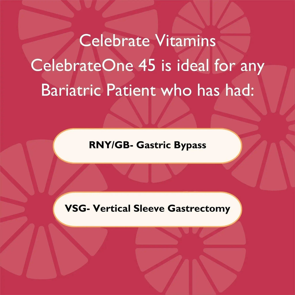 Celebrate Vitamins CelebrateONE 45 Chewables, 45mg Iron - Once Daily Bariatric Multivitamin, Essential Vitamins & Minerals Celebrate Bariatric Supplements Au supplements