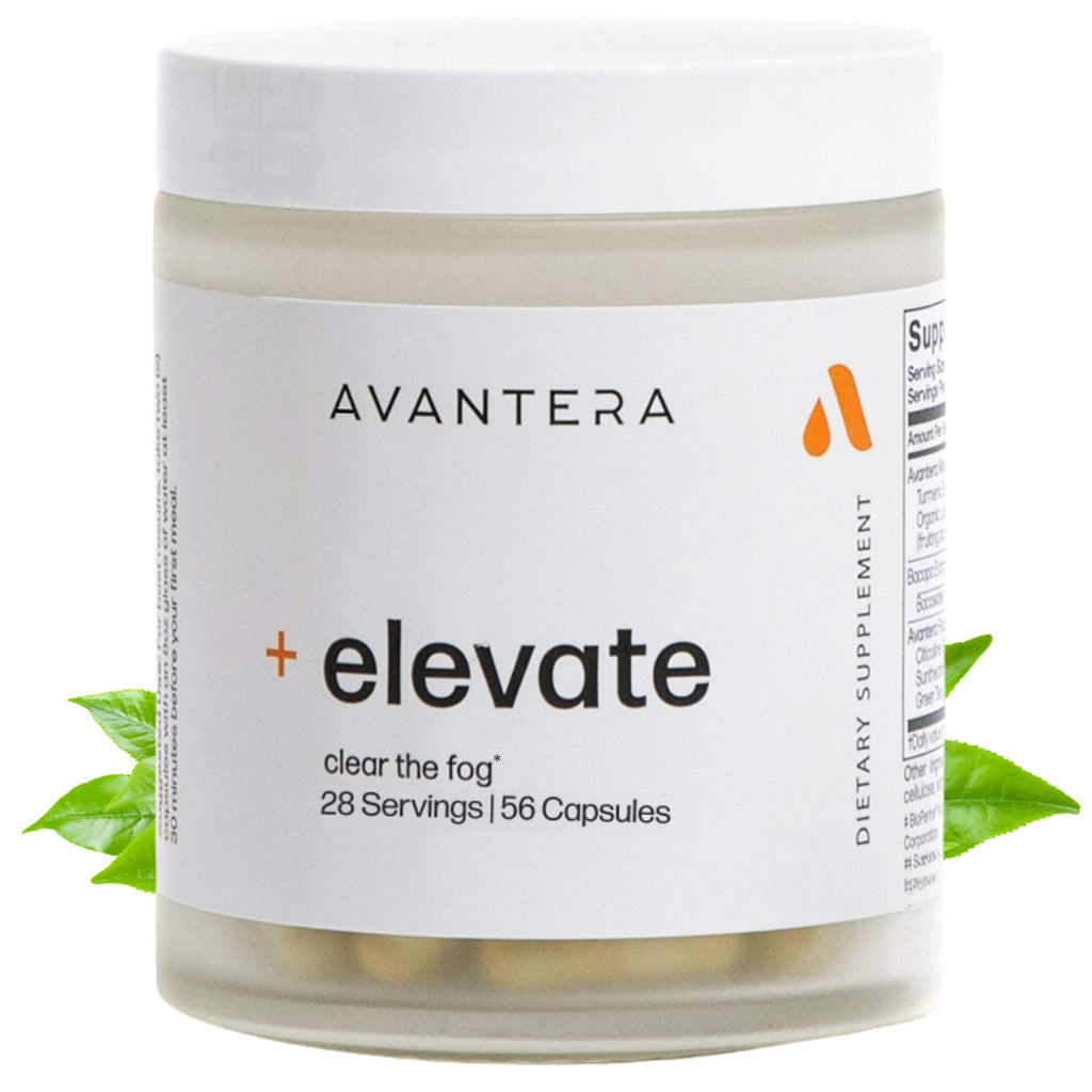 Avantera Elevate Premium Nootropic Supplement - Beat Brain Fog - Best Focus Supplements for Memory & Focus Support - Energy Without Crash