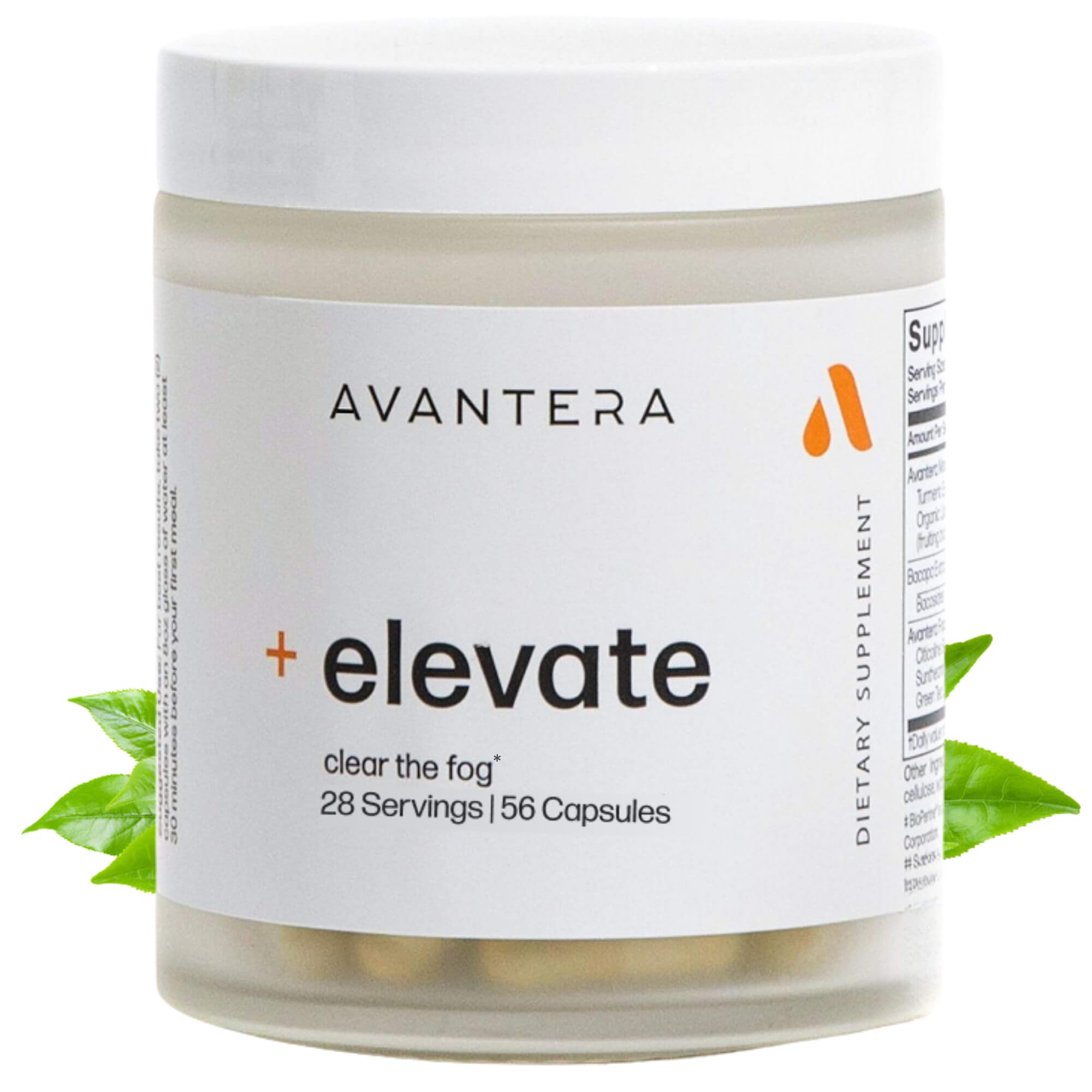 Avantera Elevate Premium Nootropic Supplement - Beat Brain Fog - Best Focus Supplements for Memory & Focus Support - Energy Without Crash