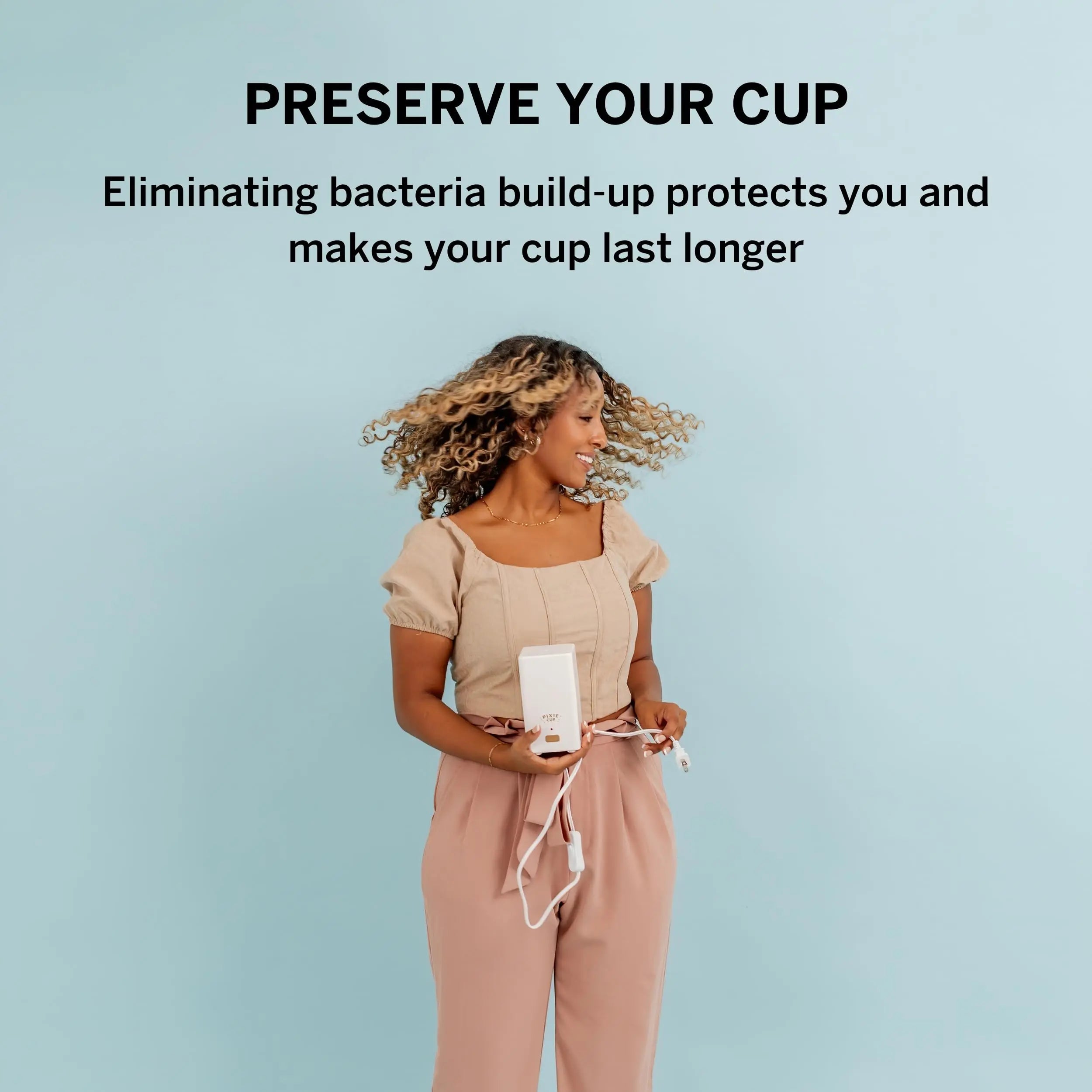 Pixie Menstrual Cup Sterilizer Cleaner Machine - The Only Hinged Lid Steamer & Drying Stand Pixie Cup Au supplements