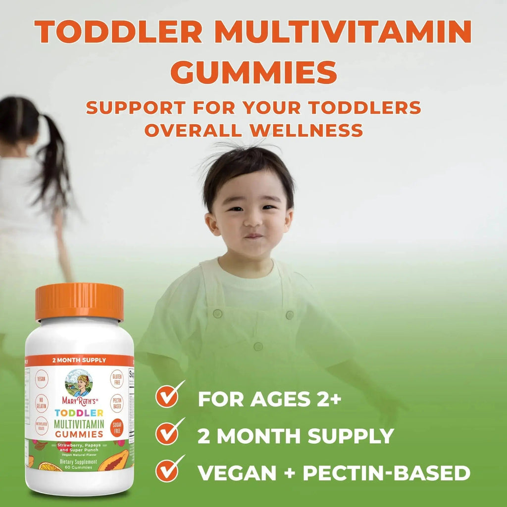 MaryRuth Organics Sugar Free Vitamin Gummies for Kids Age 2 | 2 Month Supply Multivitamin with Vitamin C, D3, Zinc | 1 Gummy Per Day | Toddler Vitamins MaryRuth Organics Au supplements
