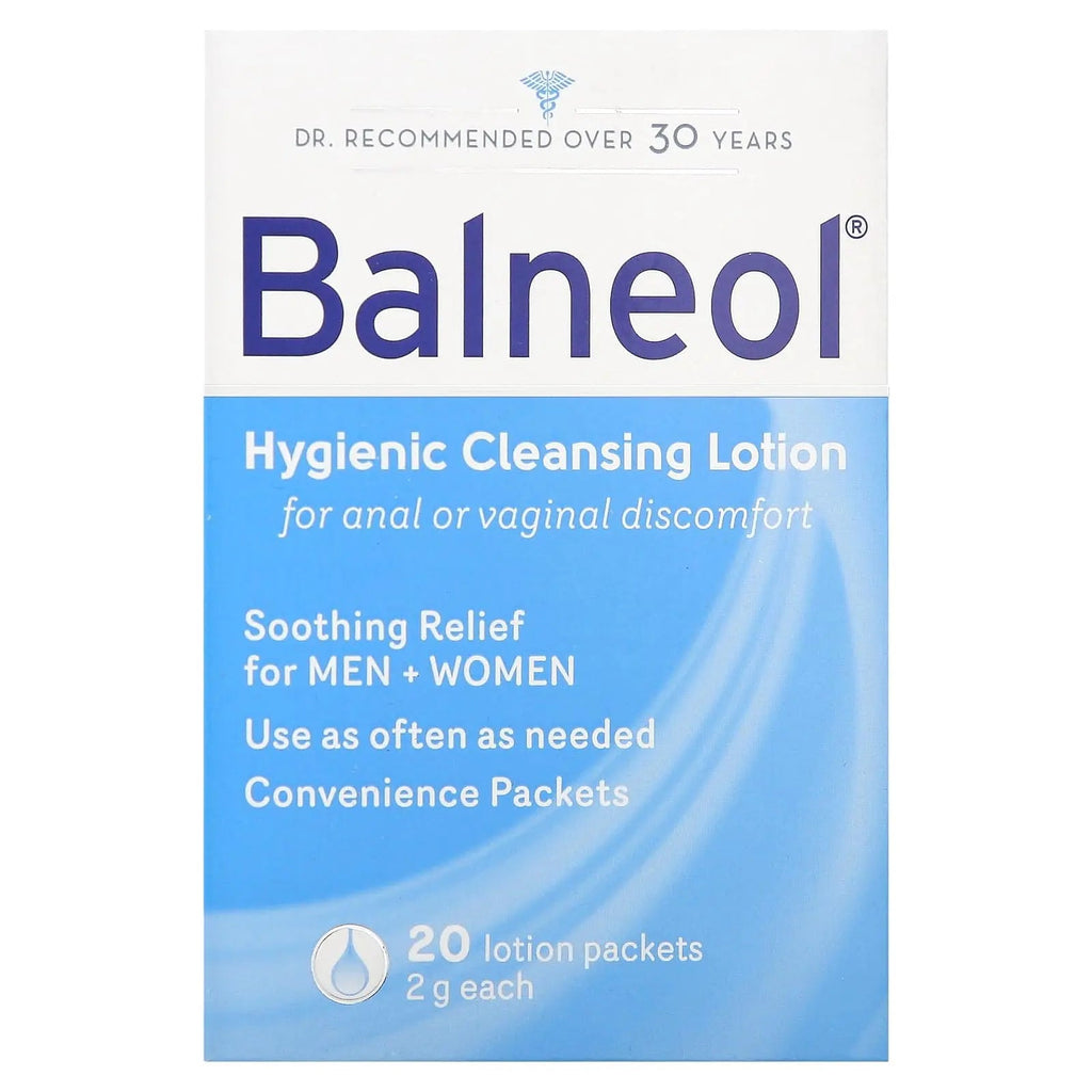 Balneol Hygienic Cleansing Lotion Packets, 20 Count Balneol Au supplements