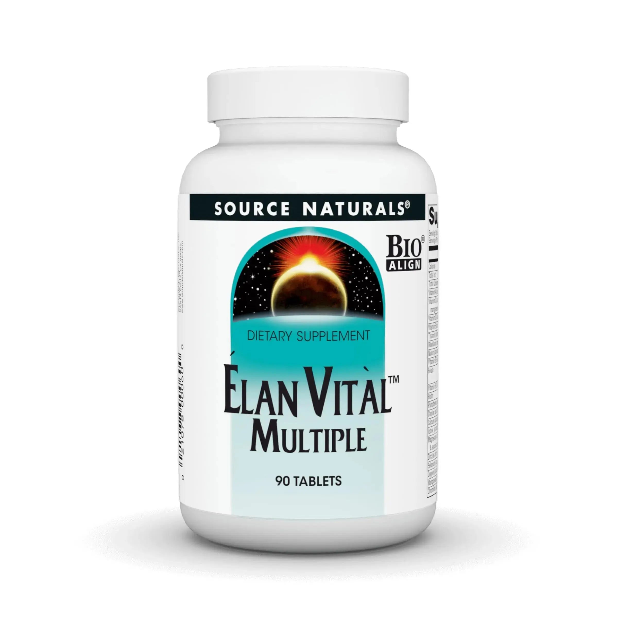 Source Naturals Elan Vital Multiple, for Multiple Body System Support* - 90 Tablets Source Naturals Au supplements
