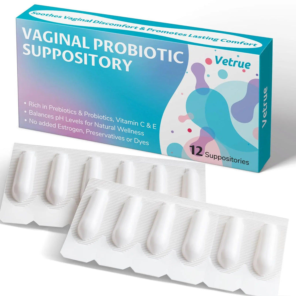 vetrue Vaginal Probiotic Suppository, Feminine Health for Comfort, pH Balance, Odor Control vetrue Au supplements