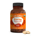 Four Sigmatic Focus Capsules | Lion's Mane Supplement Capsules | Brain Boosting Complex with Ashwagandha, Bacopa Monnieri & Rhodiola | Vegan Nootropic Adaptogen & Mushroom Supplement | 30 Servings Four Sigmatic Au supplements