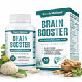 Purely Optimal Brain Booster Nootropic Supplement – Brain Support for Memory, Focus, Clarity, Jitter-Free Energy for Adults, Seniors– with Ginkgo Biloba, Alpha GPC, Lion’s Mane – 60 Capsules Purely Optimal Au supplements