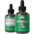 Kids Focus Drops. Attention Deficit Liquid Supplement for Concentration, Attention, Brain, Memory. No Bitter Taste. Natural Non-Habit Forming Sugar Free 7-in-1 Vegan Nootropic for Children, Teenagers Peak Performance Au supplements