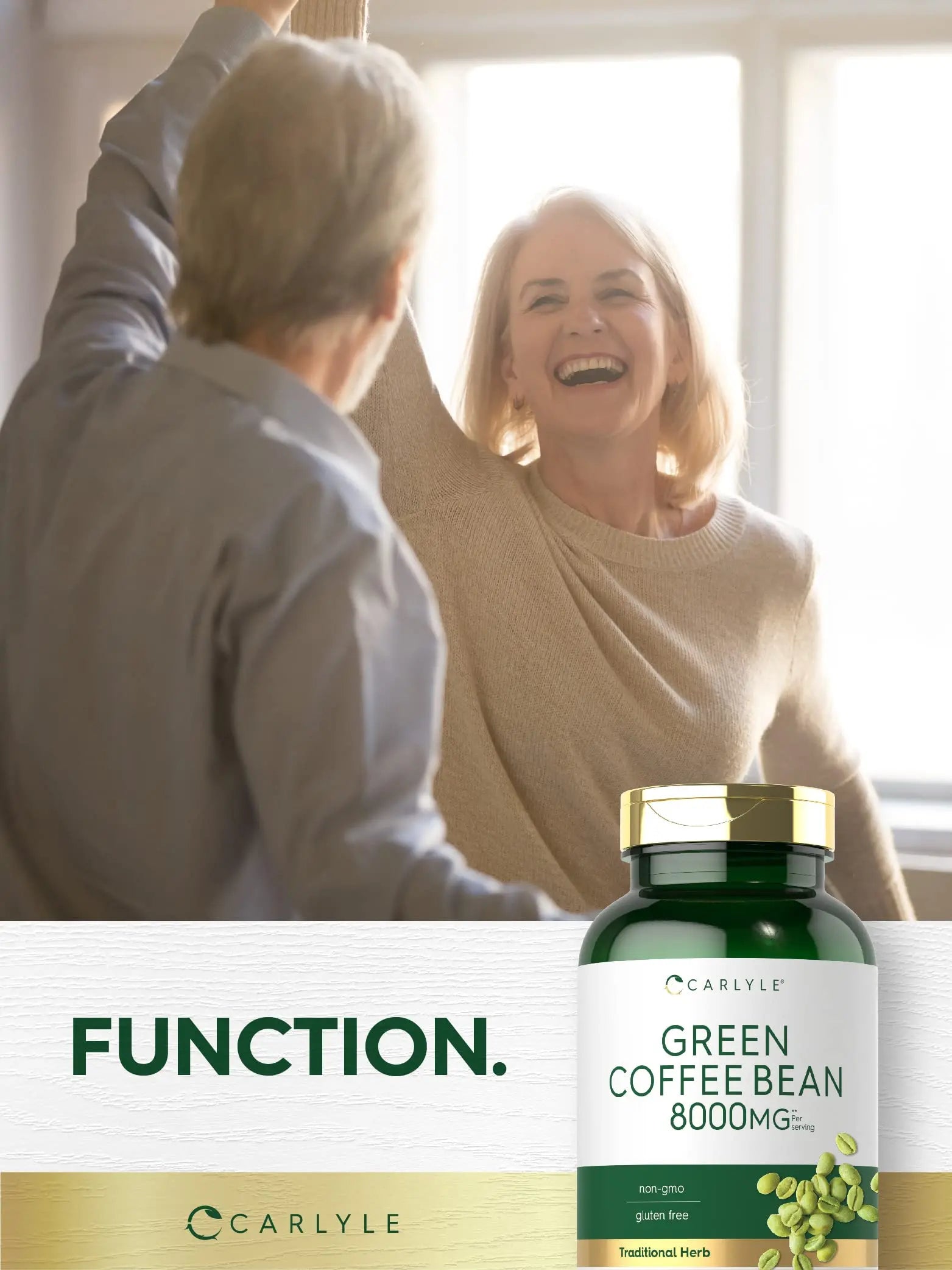 Carlyle Green Coffee Bean Extract | 8000 mg | 300 Capsules | Non-GMO and Gluten Free Carlyle Au supplements