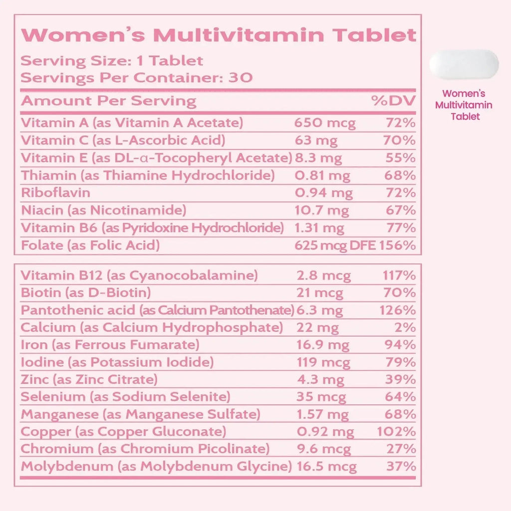 Women's Daily Vitamin Packs with Collagen Peptide, PQQ, 4-IN-1 Multivitamins For Women Health Supports Immune Health, Skin, Brain REOTT Au supplements