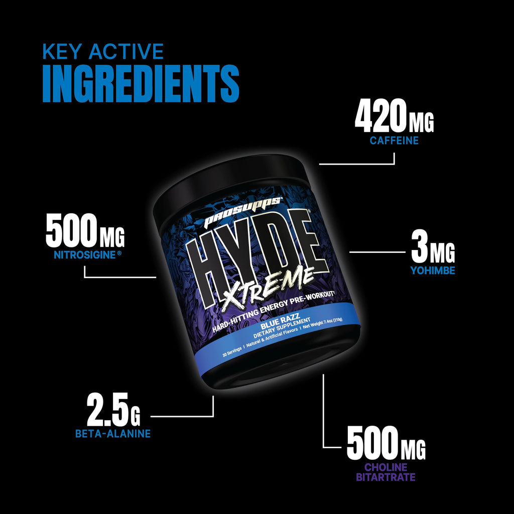 PROSUPPS Mr. Hyde Xtreme Pre-Workout Powder Energy Drink - Intense Sustained Energy PROSUPPS Au supplements