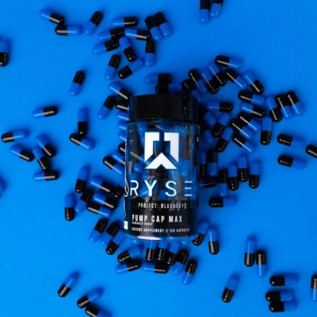 RYSE Up Supplements Project Blackout Pump Cap Max | Stimulant Free Pump Formula RYSE Up Supplements Au supplements