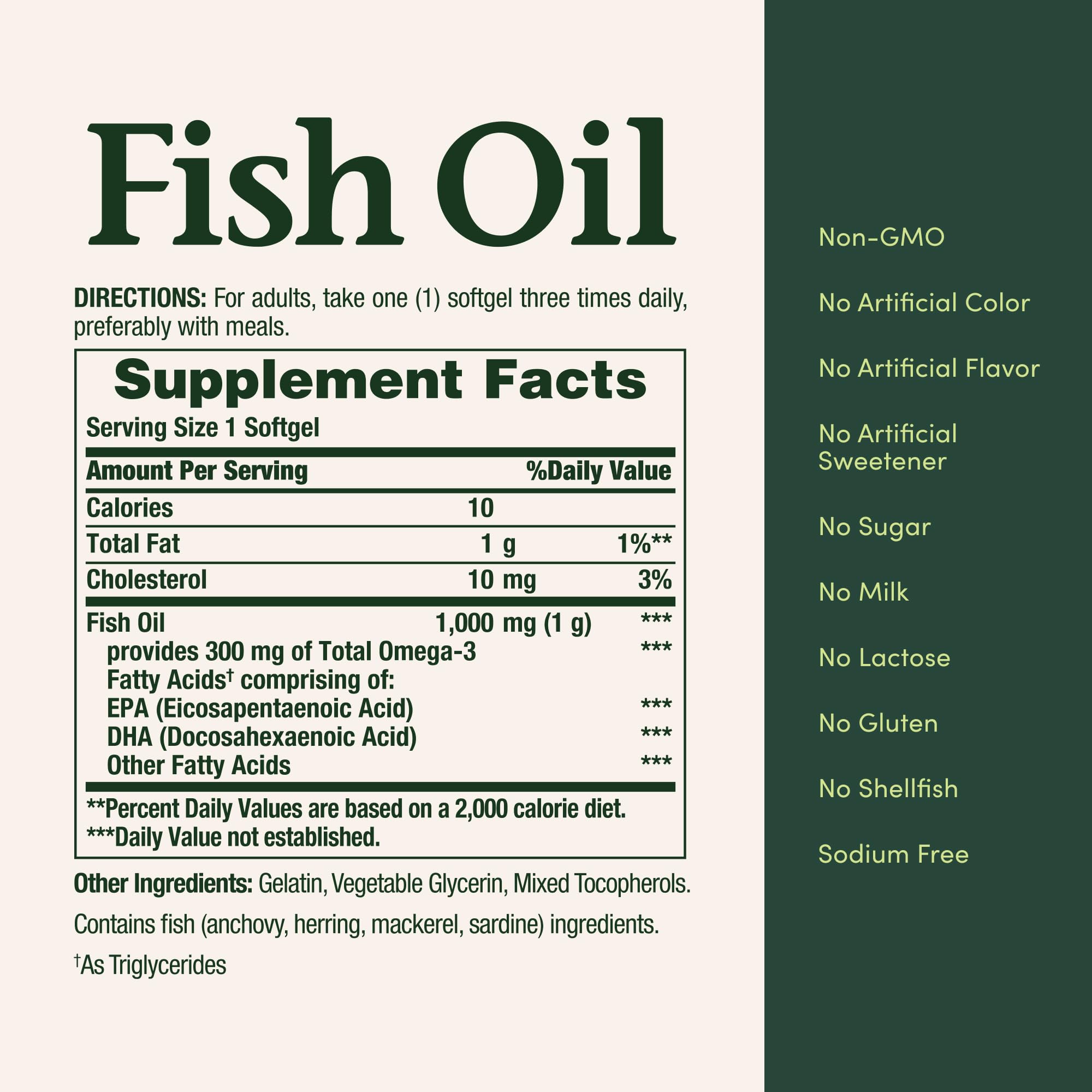 Nature’s Bounty Fish Oil, Supports Heart Health, 1000mg, Rapid Release Softgels, 145 Ct