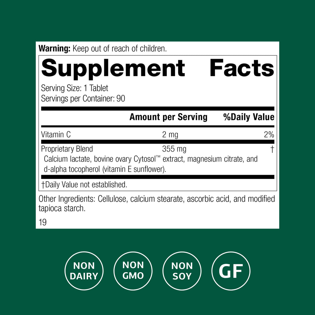 Standard Process Ovex - Daily Whole Food-Based Health Supplement - 90 Tablets (90 Servings) Standard Process Inc. Au supplements