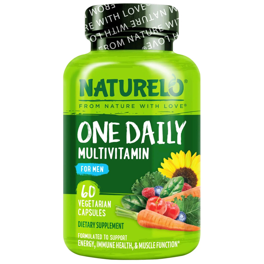 NATURELO Mens Multivitamins - One Daily Multivitamin for Men with Vitamins, Minerals & Organic Whole Foods, Boost Energy & Health, NATURELO Au supplements