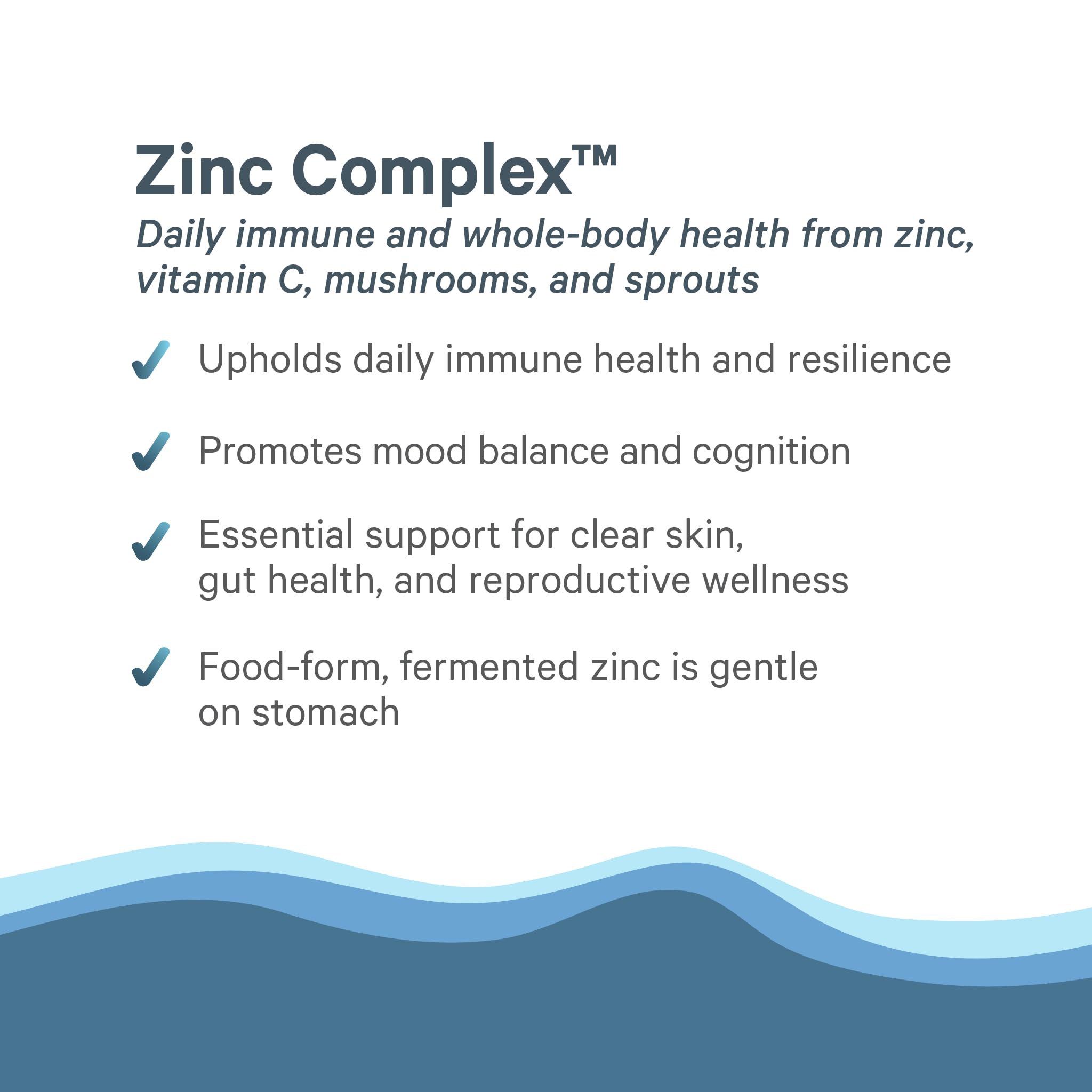PURE SYNERGY Zinc Complex | Immune Support Supplement | Natural, Vegan Zinc Complex with Vitamin C and Organic Whole Foods | for Immune