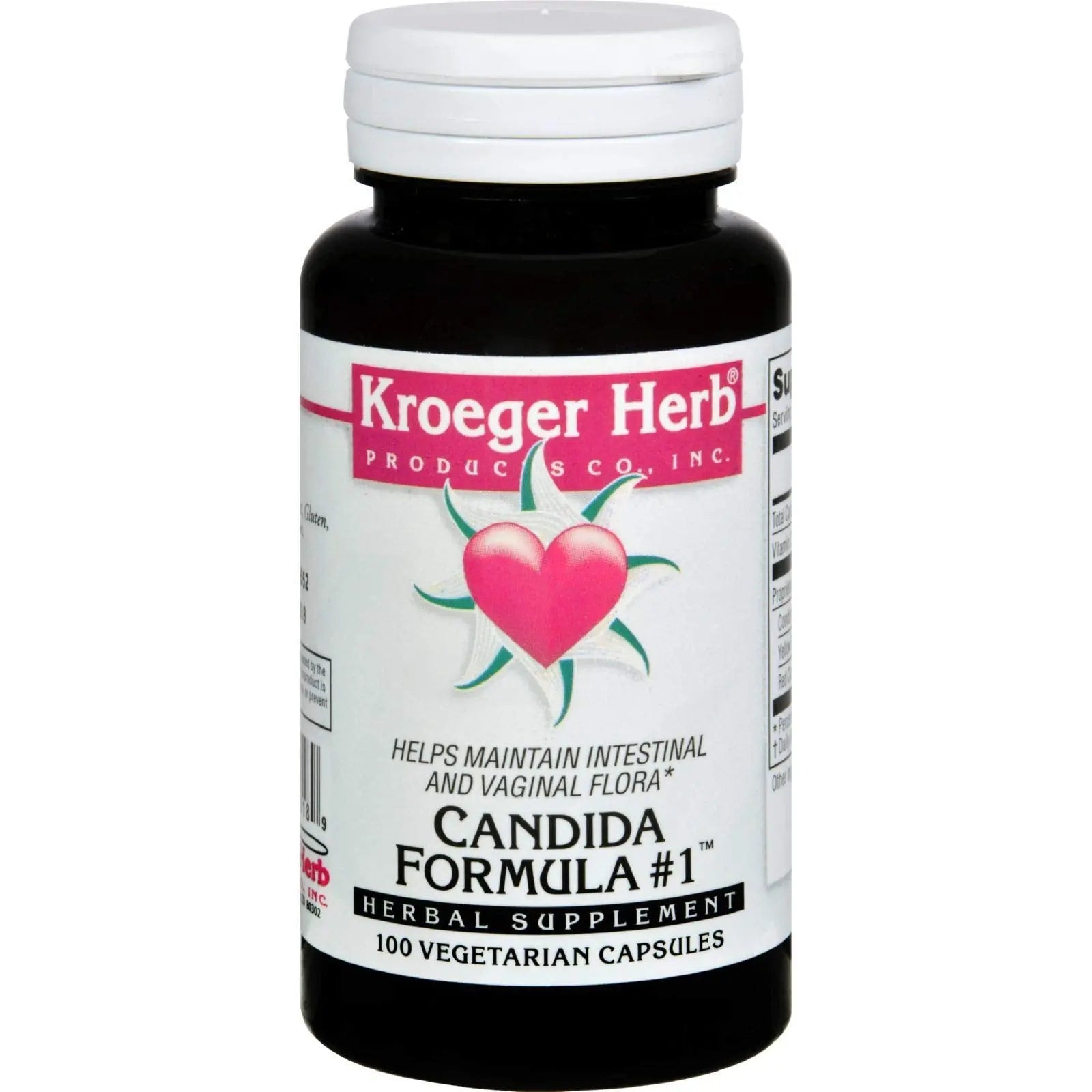 Kroeger Herb Candida Formula #1 100 Vcap Kroeger Herb Products Au supplements