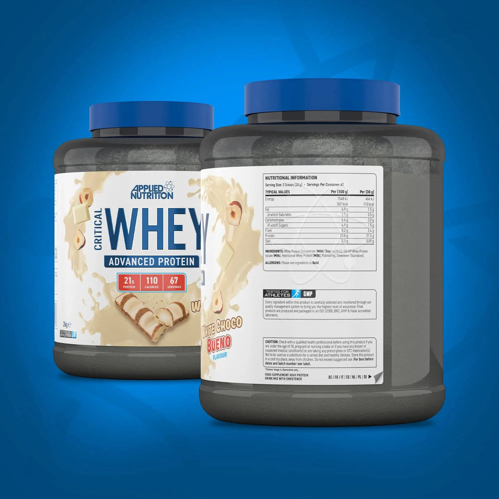 Applied Nutrition Critical Whey Protein Powder 2kg - High Protein Powder, Protein Milkshake Applied Nutrition Au supplements