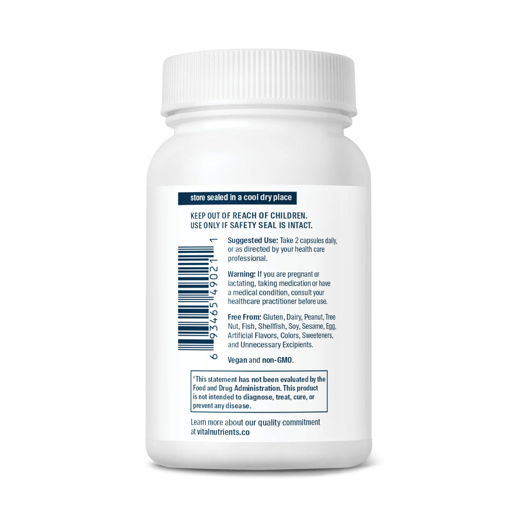 Vital Nutrients Cortisol Balance - Vegan Stress Relief Supplement - Cortisol Manager Supports Energy & Stress Levels - Ashwagandha & Magnesium for Relaxation - Gluten, Dairy, Soy Free - 30 Capsules Vital Nutrients Au supplements