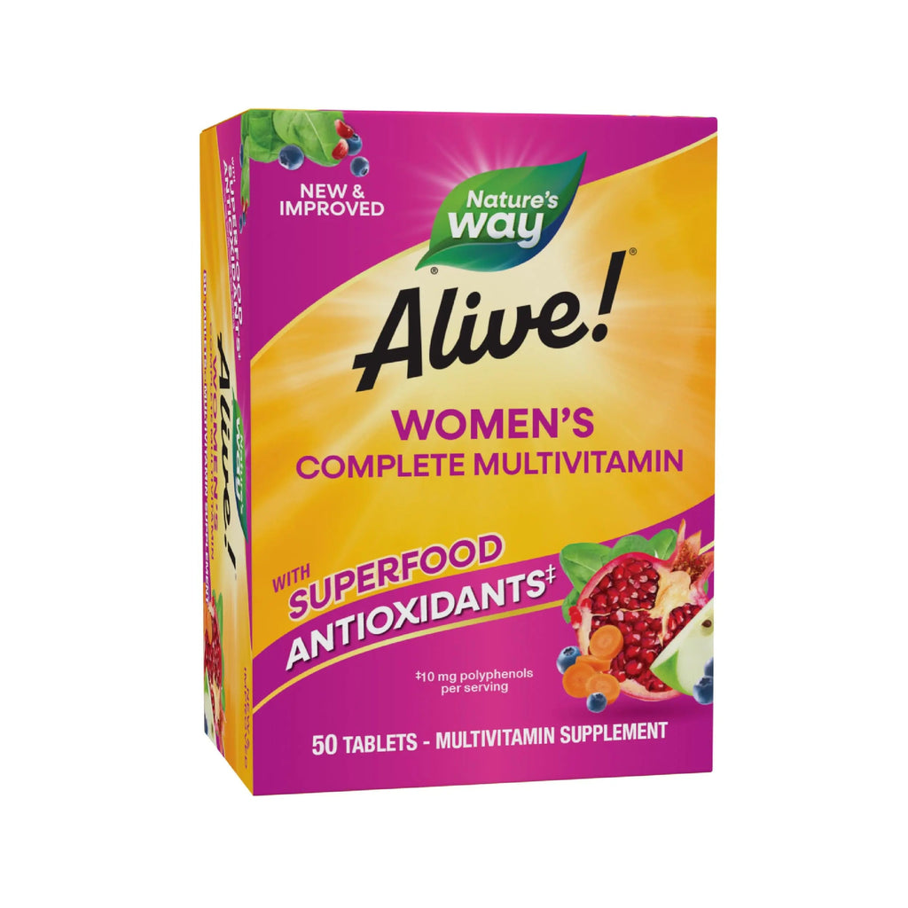 Nature's Way Alive! Daily Complete Multivitamin for Women, Supports Energy Metabolism, Hair, Skin & Nails*, B-Vitamins Nature's Way Au supplements