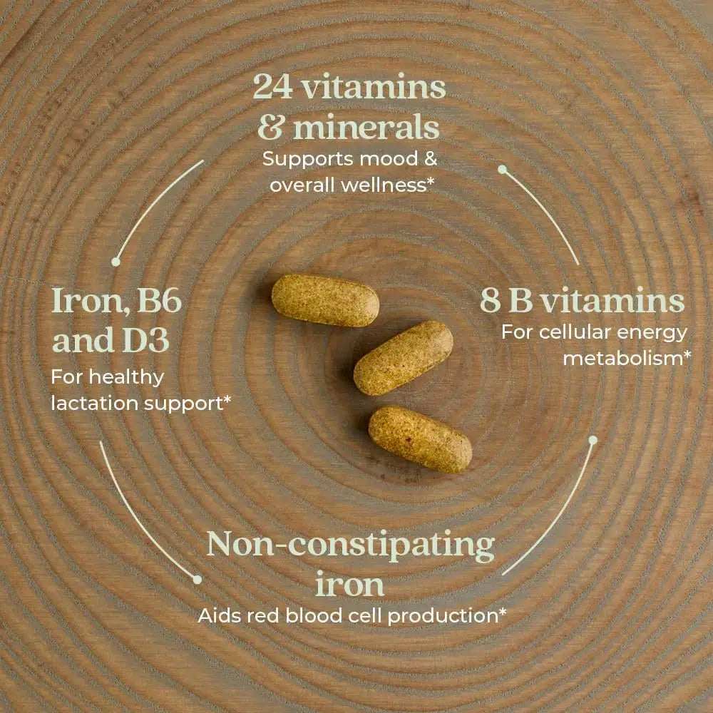 New Chapter, Postnatal Vitamins Lactation Supplement, Complete Multivitamin with Fermented Vitamin D3 + B Vitamins New Chapter Au supplements