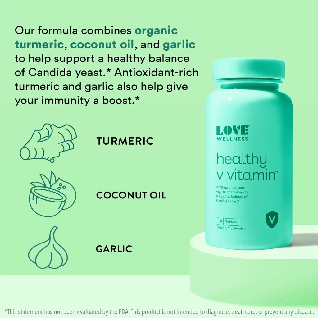 Love Wellness Women's Vaginal Health Supplement, Healthy V Vitamin | Maintains pH Balance, Gut Health Love Wellness Au supplements