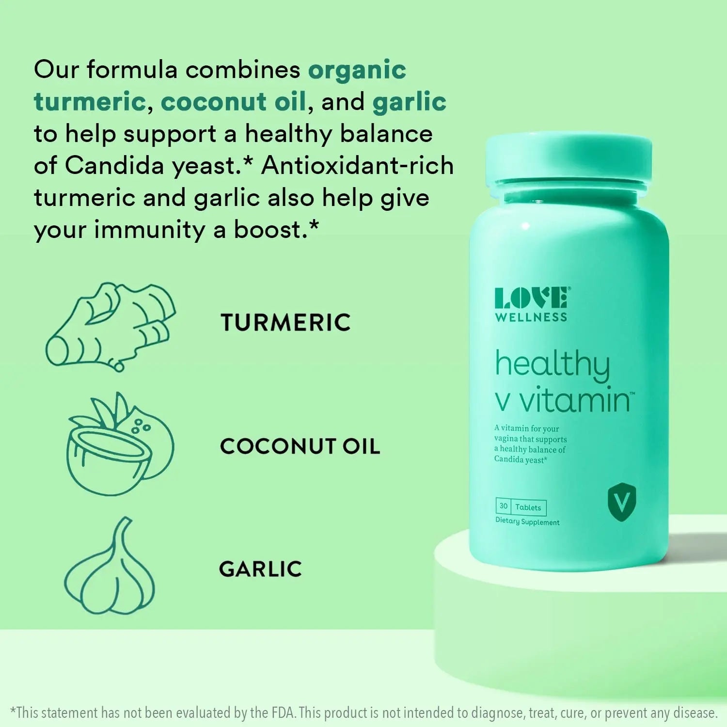 Love Wellness Women's Vaginal Health Supplement, Healthy V Vitamin | Maintains pH Balance, Gut Health Love Wellness Au supplements
