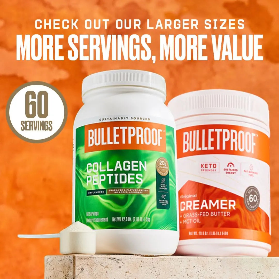 Bulletproof Unflavored Collagen Protein Powder, 17.6 Ounces, Grass-Fed Collagen Peptides Bulletproof Au supplements