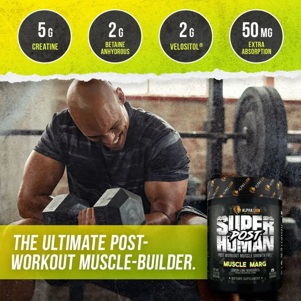 ALPHA LION Superhuman Pre Workout Powder & Post Workout Recovery Bundle, Sustained ALPHA LION Au supplements