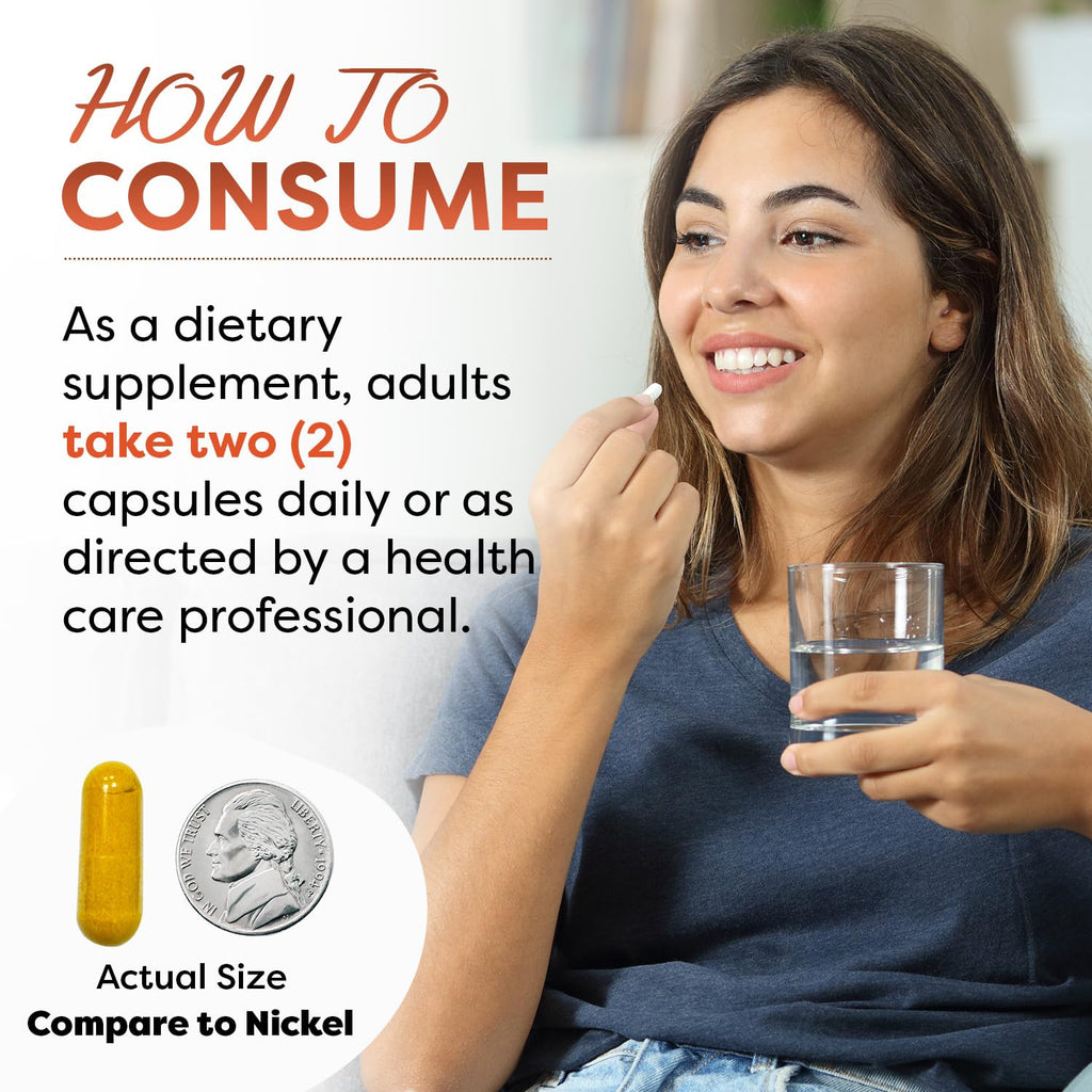 Best Naturals Turmeric Curcumin 1500mg/Serving with Bioperine - 180 Veggie Capsules