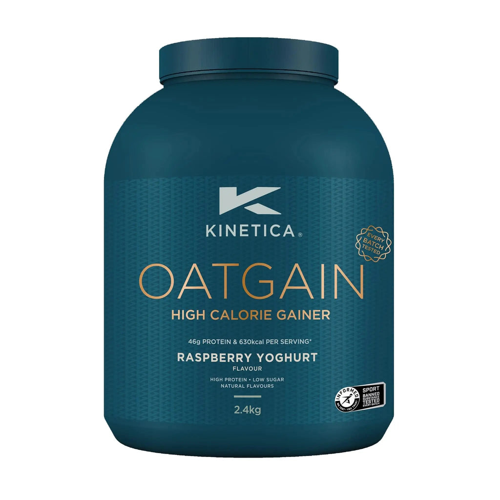 Kinetica OatGain Weight Gainer 600+ Calories & 47g Protein per Serving, 2.4 kg Kinetica Au supplements