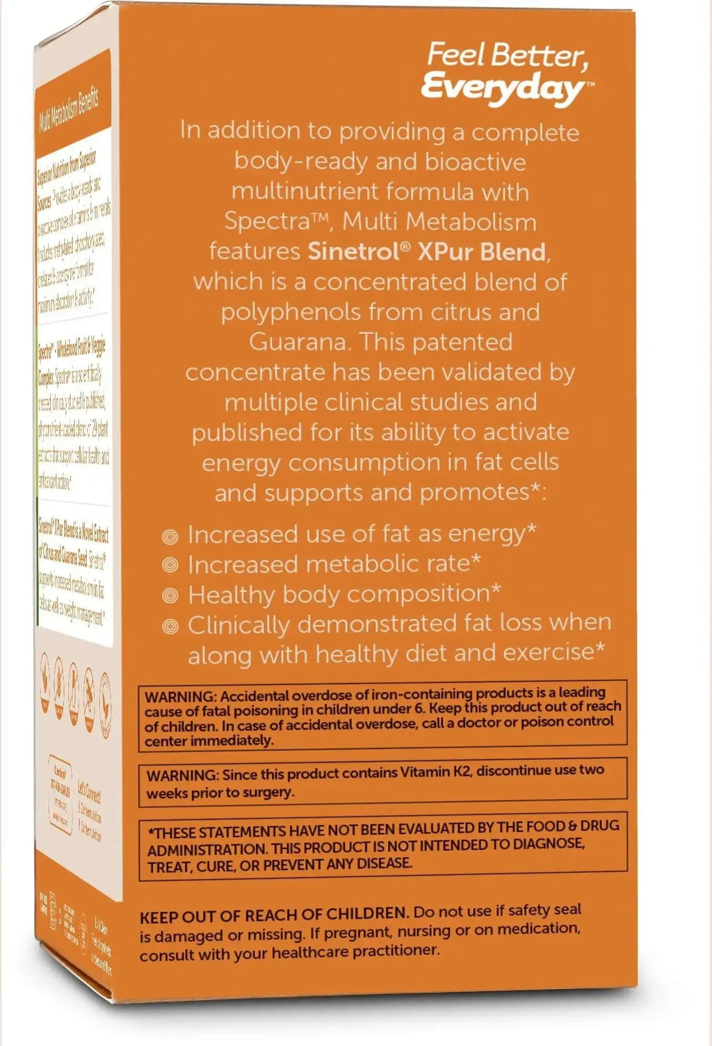 Zahler Multivitamin Metabolism + Weight Management Support for Women and Men with Iron, Certified Kosher, 60 Capsules Zahler Au supplements