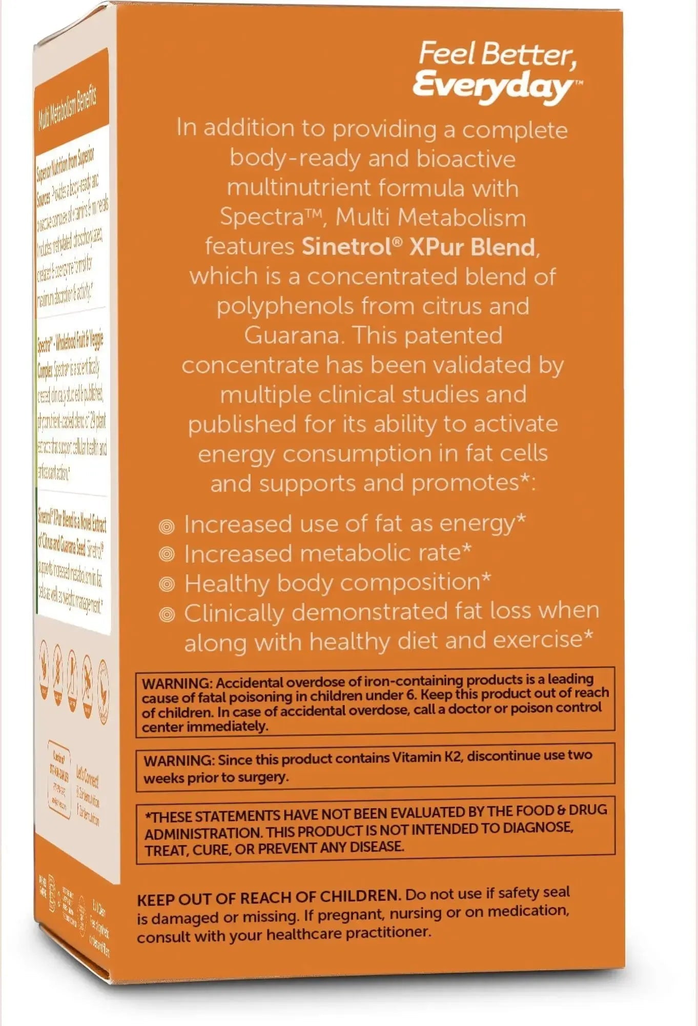 Zahler Multivitamin Metabolism + Weight Management Support for Women and Men with Iron, Certified Kosher, 60 Capsules Zahler Au supplements
